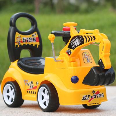 China Ride on Toy Fashional Designed Baby Ride on Children Electric Car Excavator with Push for sale