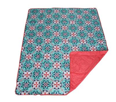 China Custom Waterproof Light Duty Picnic Blanket, Print Oxford Picnic Mat, Outdoor Camping Rug Fleece for sale