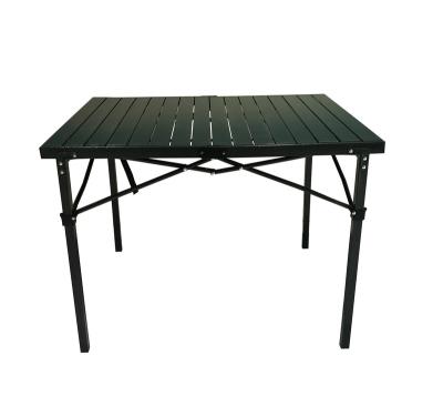 China Clean Easy and Carry New Arrival Folding Picnic Table Aluminum Cylinder Desktop Camping Easy Carry Outdoor Table for Moving for sale