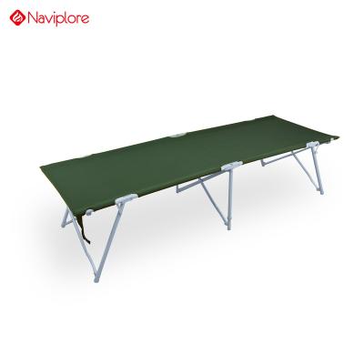 China Outdoor Portable Crib Camping Folding Cot Medium Size Army Folding Camp Military Camping Cot Bed for sale