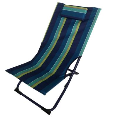 China Fishing Low Back Chair Steel Frame Easy Carry Folding Beach Chairs Outdoor Picnic Compact Chair Mesh Low Back Camping Lounger for sale