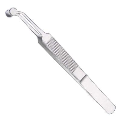 China Premium Stainless Steel Eyelid Massager Tweezers Massage Round Tip and Rectangle Tip Eyelid Massager Tweezers for sale