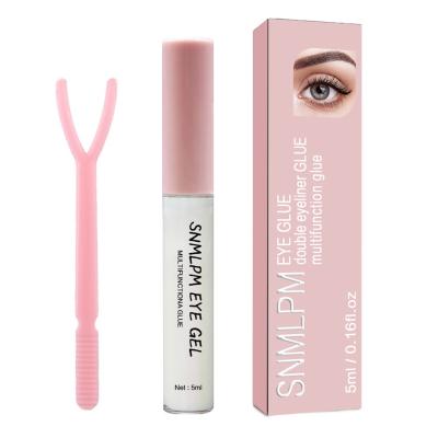 China Durable Natural Eyelid Double Glue Long Lasting Liquid Eyelid Tape Stickers Creams To Make Eyes Bigger Double Eyelid Gel for sale