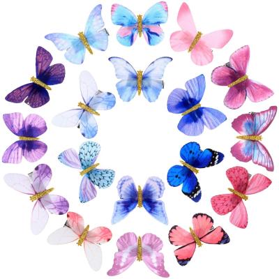 China New Arrival Beautiful Women Hair Clip Butterfly Hair Accessories Easy Kids Hair Accessories Adult Hair Clip Gifts for sale