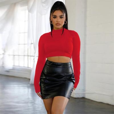 China High Quality Long Sleeve Crop Top Women's Anti-Wrinkle Product High Demand Goods Market for sale