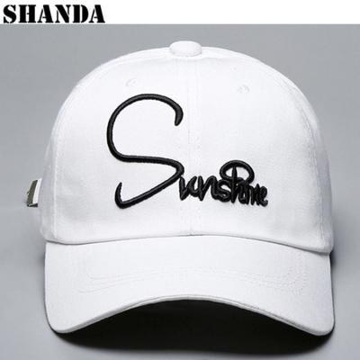 China COMMON Custom High Quality Embroidered Cotton Baseball Dad Hat With Metal Strap Closure for sale