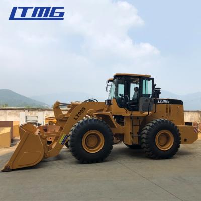 China LTMG optional engine beilian tranmission 5 Ton Wheel Loader Front End Loader With AC And Joystick for sale