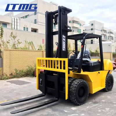 China caminhão de empilhadeira grande do recipiente do mastro Triplex de 7m, aluguer da empilhadeira de 10 toneladas/arrendamento disponível à venda