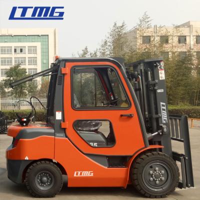 Chine Side Shift 3 .5 Ton Gas Powered Forklift , 4 Wheel Drive Forklift With Cabin à vendre