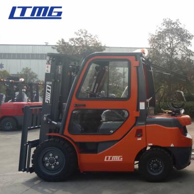 Chine LTMG LPG Gas Forklift Truck 3.5 Ton , Full Free 2 Stage Mast Forklift Machine à vendre