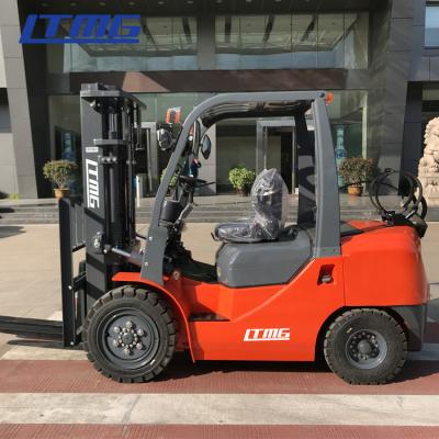 China Side Shift 3 .5 Ton Gas Powered Forklift , 4 Wheel Drive Forklift With Cabin for sale