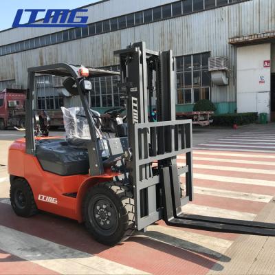 China LTMG LPG Gas Forklift Truck 3.5 Ton , Full Free 2 Stage Mast Forklift Machine for sale