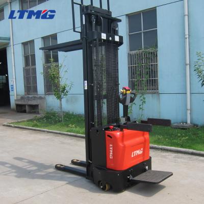 China Wide Legs 2 Ton Electric Pallet Stacker With AC Motor And Curtis Controller for sale