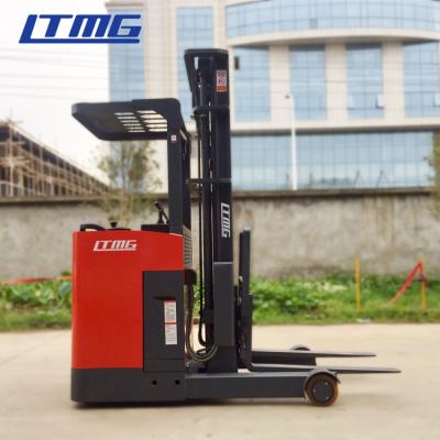 China 2 Ton 11m Lifting Height Electric Reach Forklift Machine Sit On Type for sale