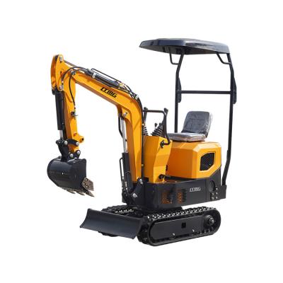 China mini yellow crawler excavator farm use machine digger hydraulic system working escalator spare parts for sale