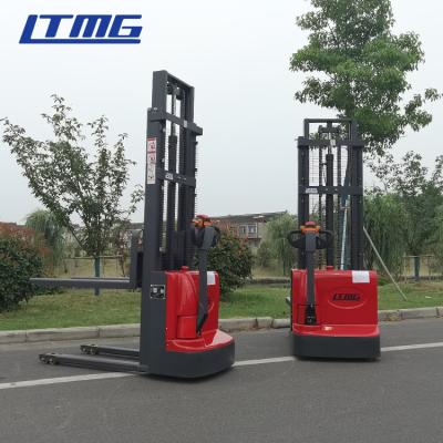 China LTMG small Colorful Auto Electric 1.5ton 2ton electric stacker lift 3 meter plate stacker forklift stacker for sale