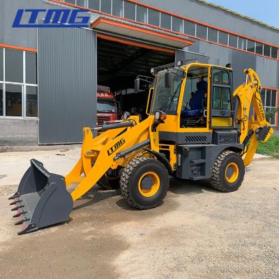 China carregador pequeno de 1.5 toneladas articulado do backhoe da roda do carregador com o táxi da C.A. do manche à venda