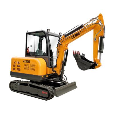 China constuction digger swing arm small 3Ton excavator with close cab for sale