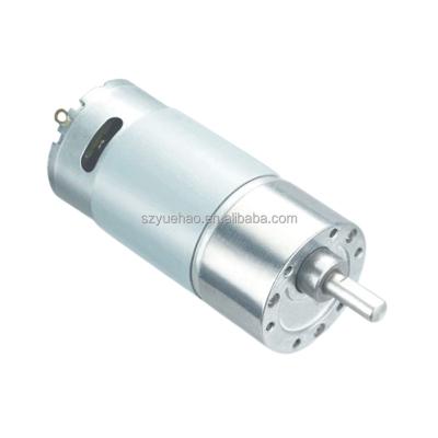 China Low Noise 555 High Torque Micro Dc Motor Gearbox24v , 37 BOAT High Torque Brushed Dc Motor , Mini Motor 24v for sale