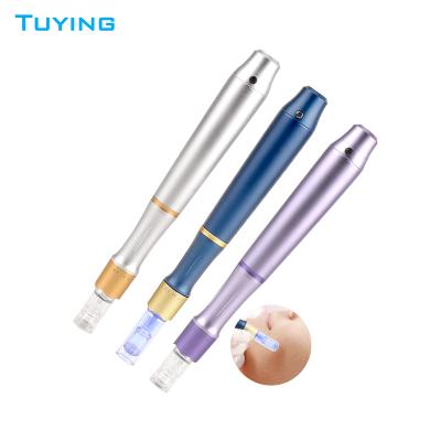 China TUYING H3+ Anti-puffiness micro derma pen home use screw port derma pen tease electric dermapen for sale