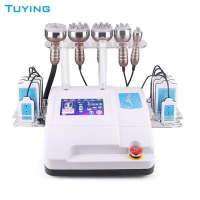 China Weight Loss 6 in 1 OEM RF Led 40K Laser Body Weight Loss Slimming Beauty Machine for sale