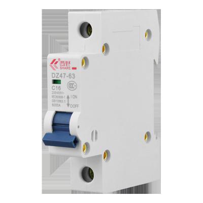 China Residential Mcb Mini Circuit Breaker 1P 2P 3P 400V Automatic Mcb 25A Part Factory Price good quality for sale