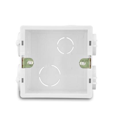 China High Quality Junction Box 86 Style PVC Switch Wall Connecting Switch Box Factory Price Factory Price White Color for sale