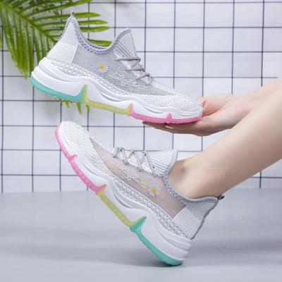 China Fashion trend B28 sneakers for ladies shoe 2021 for casual platform sneakers women slides breathable sports cool women shoes for sale