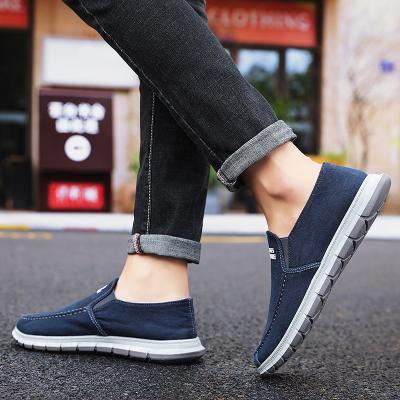 China Cushioning Shoes Men Stretches Casual Shoes Sport Single Leisure Wear-Resistant For Men's PVC Fabric 1003 Loafers Men's Flat Shoes for sale