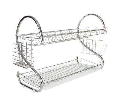 China Large Size 22inch Sustainable Kitchen Organizer Rack Dish Rack Dish Drying Rack for sale