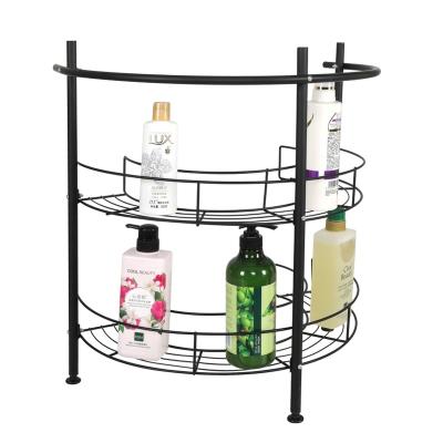 China 2021 Viable New Rise Under Sink Organizer Rack For Bathroom Sundries Storage Sink Shelf for sale