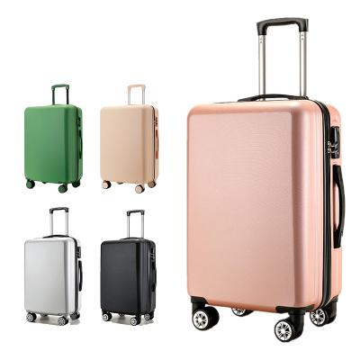 China Expandable ABS Hardside With Double Spinner Wheels Travel Suitcases for sale