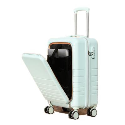 China 2022 New Fashion Lightweight Durable Hardside ABS Luggage With Spinner Wheels Travel Suitcase Box Carry On Travel Luggage for sale