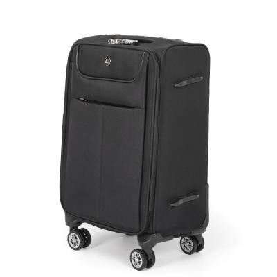 China Custom Oxford Travel Softside Expandable Lightweight Luggage Spinner Suitcase Set for sale