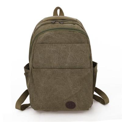 China Large Vintage Canvas Backpack Anti-theft Waterproof Backpack Capacity Anti-theft Shoulder Bag For Travel Casual Hiking School for sale