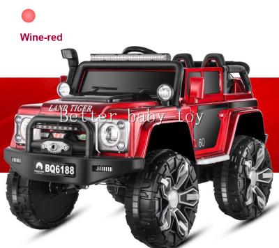 Cina BQ6188 Double Open Doors 4 Wheel Convertible Car Children Baby Kids Electric Toy Ride On SUV Car Juguetes in vendita