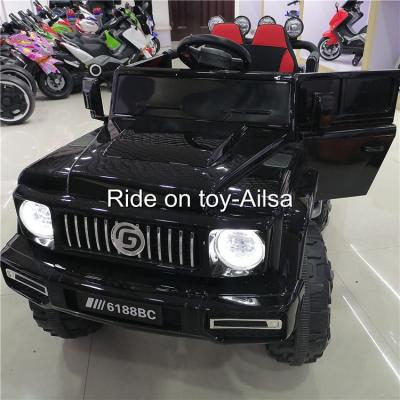 China Double Open Doors Kids Drive Battery Operated Electric Toys Plastic Ride On SUV Car 12v Made In China en venta