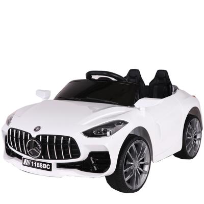 China 2021 Double Open Door Children's MP3 Music Player/Durable/Safe Electric Car/12V Battery Two Seat Licensed Ride On Car for sale