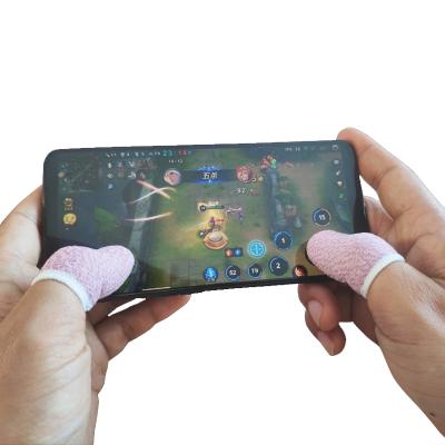 China Supports the latest IOS game accessories game controllers carbon fiber finger game mobile sweat sleeve anti for MOBA for sale