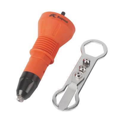 China Portable Plastic Electric Cordless Adapter Kit Kapusi Rivet Gun Electric Rivet Gun Adapter Kapusi Rivet Adapter for sale