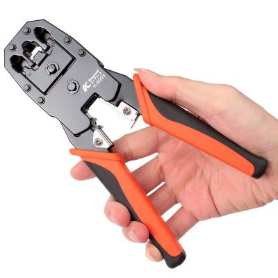 China Multifunctional PLIERS STRIPPER Kapusi Network Pliers Crimping Pliers 3 in 1 Network Stripping Cutting Pliers Tool for sale