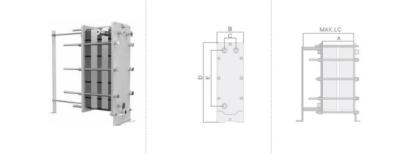 China Gasketed Plate Heat Exchanger 1.0 Mpa for sale