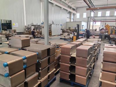 China Copper Stainless Steel Chevron Plate Exchanger Used In Air Conditioning, Heat Pump And Chiller And Laboratory Equipment for sale