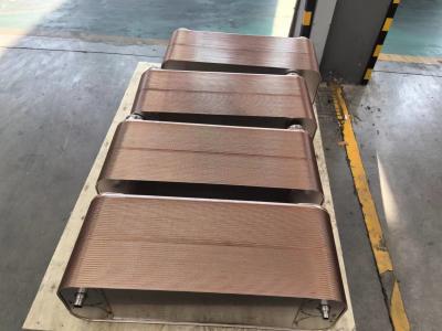 China Copper Stainless Steel Brazed Plate Heat Exchanger For Water Treatment Heating, Boiler Heating, Heat Recovery for sale