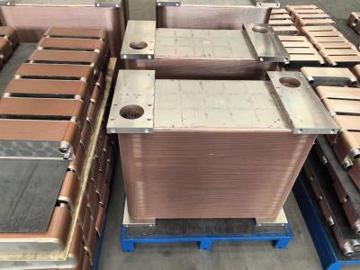 China 225.C Male Thread SAE Flange Solder Brazed Heat Exchanger For Flow Rate Applications for sale