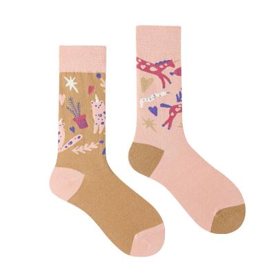 China Sporty Unisex Novelty Quality Custom logo packaging Made Different Kinds Happy funny Socks Men Colorful Socks for sale