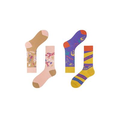 China Sporty crew happy funny crazied colorful socks for men for sale