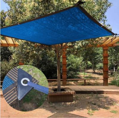 China Durable Outdoor Pool Shade Net Fabric Blue 40%-10*20ft Shade Cloth for sale