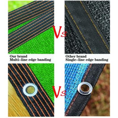 China Durable Green Sun Shade Net Sun Shade Cloth Heat Insulation Heat Insulation Shade Net Outdoor Anti Aging Cloth for sale