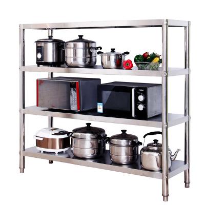 China Viable Commercial Multifunctional Organization Kitchen Storage Rack Stainless Steel Kitchen Shelf for sale